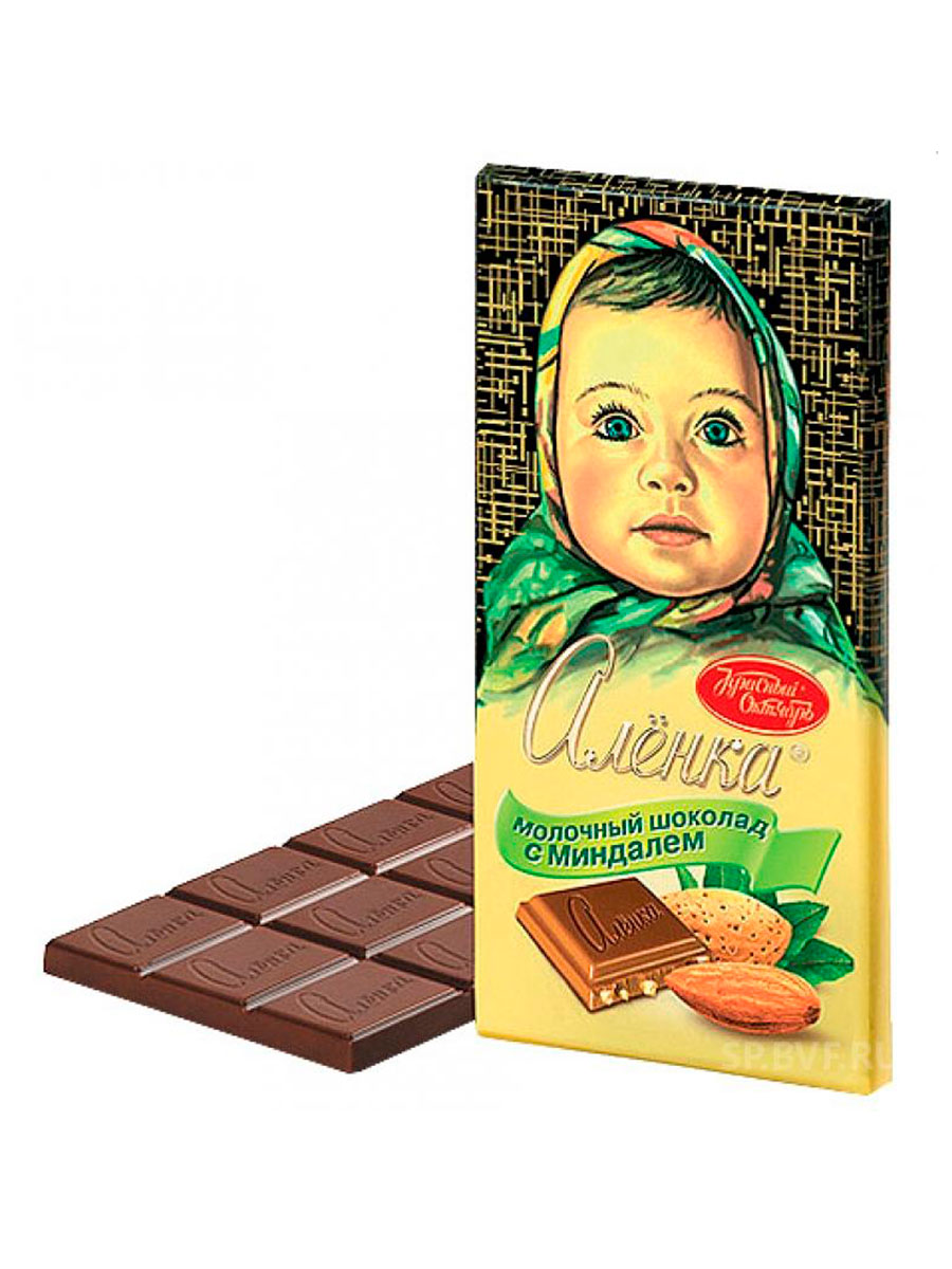 Шоколад Аленка с миндалем 100г