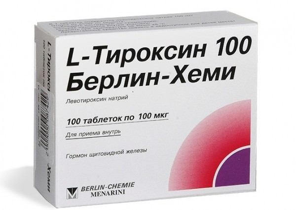 Л-Тироксин 100мкг таб №100